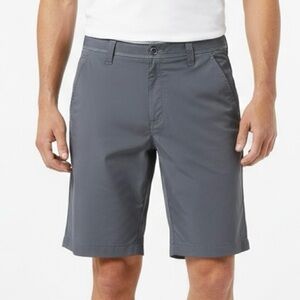 Hollas Grey Performance Golf Shorts with Contrast Stitching Mens Size 36